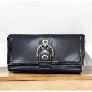 Vintage Coach 6A06 Soho Slim Envelope Leather Wallet